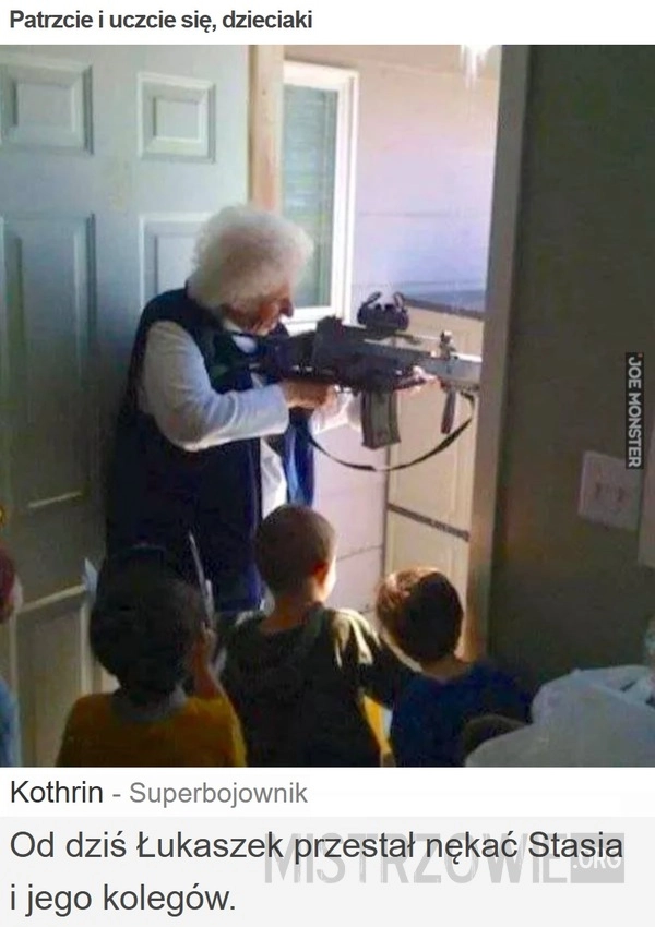 Patrzcie i uczcie się, dzieciaki