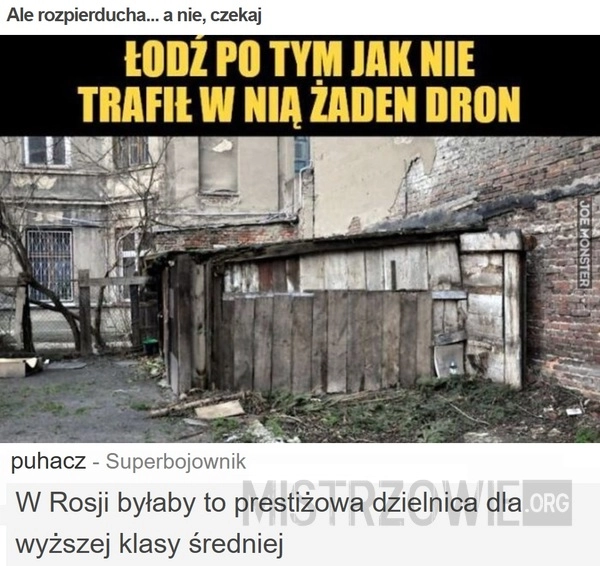 Ale rozpierducha... a nie, czekaj