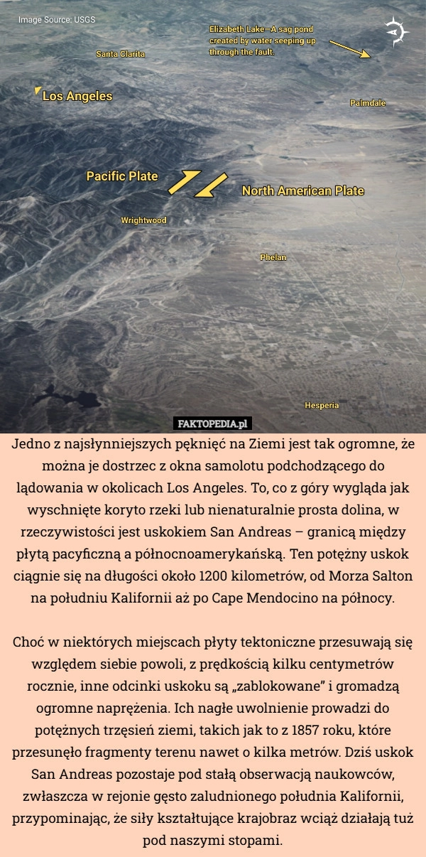 Jedno z najsłynniejszych pęknięć na Ziemi jest tak ogromne, że można je