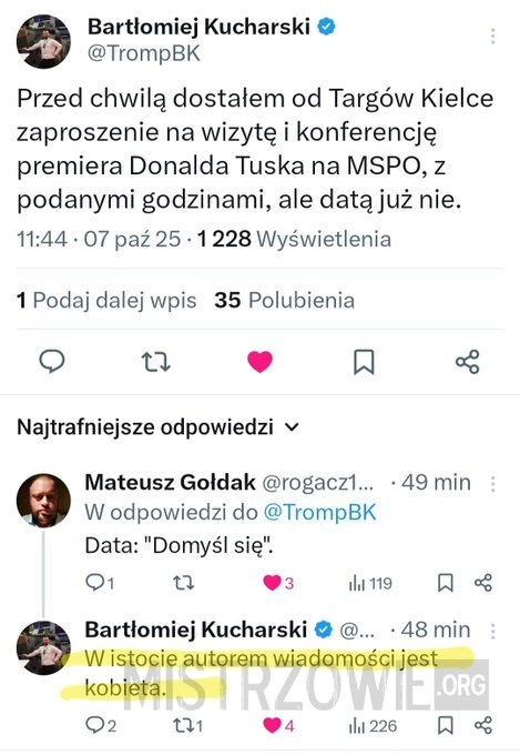 Zaproszenie bez daty