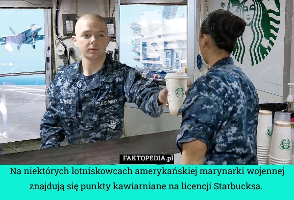 Na niektórych lotniskowcach amerykańskiej marynarki wojennej znajdują się