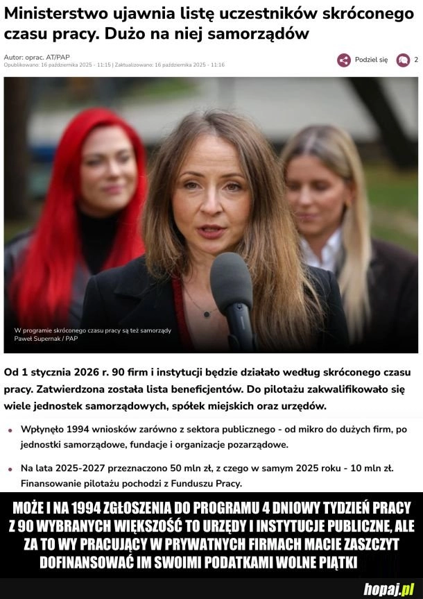 Urzędnicy się bawią, a ty pracuj