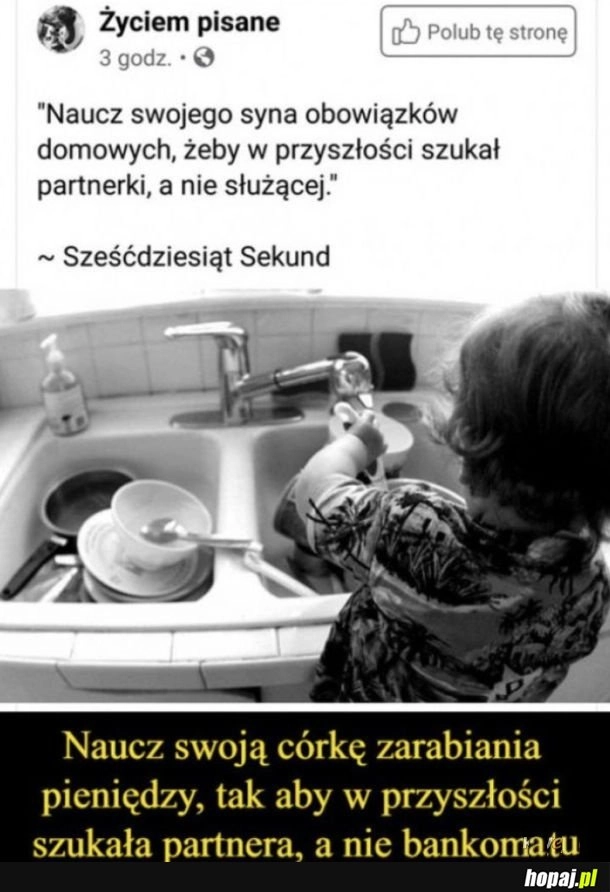 W drugą stronę też to działa