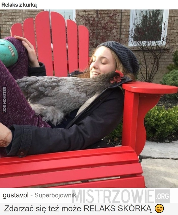 Relaks z kurką