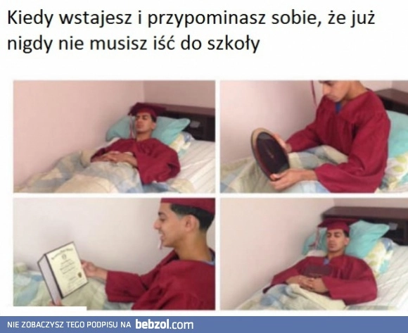 Wstawanie do szkoły