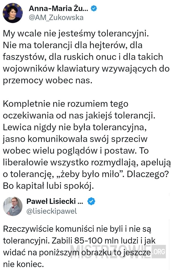 
    Tolerancyjność