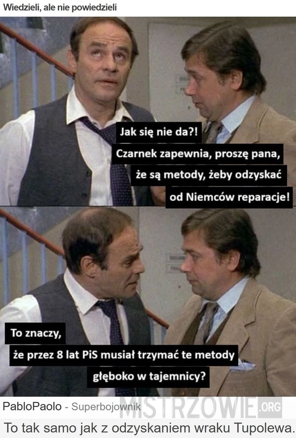 Wiedzieli, ale nie powiedzieli