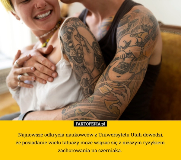 
    Najnowsze odkrycia naukowców z Uniwersytetu Utah dowodzi,
 że posiadanie