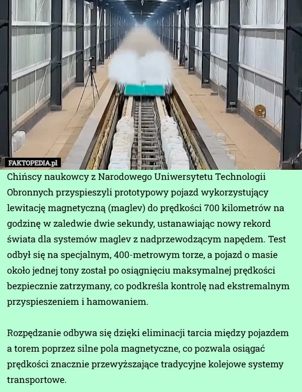 Chińscy naukowcy z Narodowego Uniwersytetu Technologii Obronnych przyspieszyli