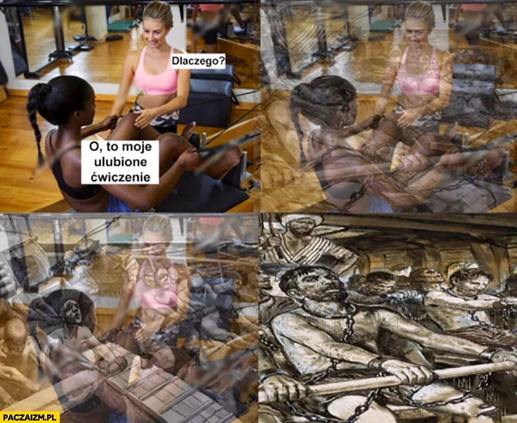 Murzynka to moje ulubione ćwiczenie dlaczego bo przypomina jej się niewolnictwo